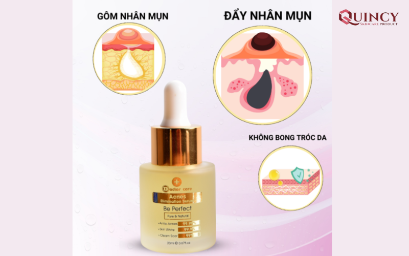 Serum giảm mụn an toàn lành tính cho mọi làn da 19 Những điều cần lưu ý khi sử dụng serum giảm mụn Doctor Care