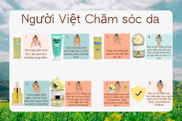 Các lưu ý khi trị mụn 5 quy trinh tri mun Doctor care 2 min