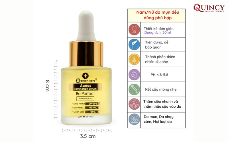 Serum trị mụn Đắk Lắk giá rẻ, lành tính, trị mụn tận gốc 14 Serum trị mụn Doctor Care có tốt không?