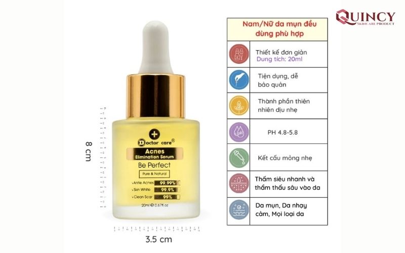 Lợi ích khi sử dụng Serum trị mụn Lai Châu Doctor Care 14 Da khỏe mạnh, đẩy lùi lão hóa