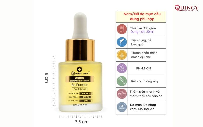 Những loại Serum trị mụn Quảng Trị tốt nhất, hiệu quả cao 16 Serum trị mụn Quảng Trị Doctor Care - Chuyên gia trị mụn