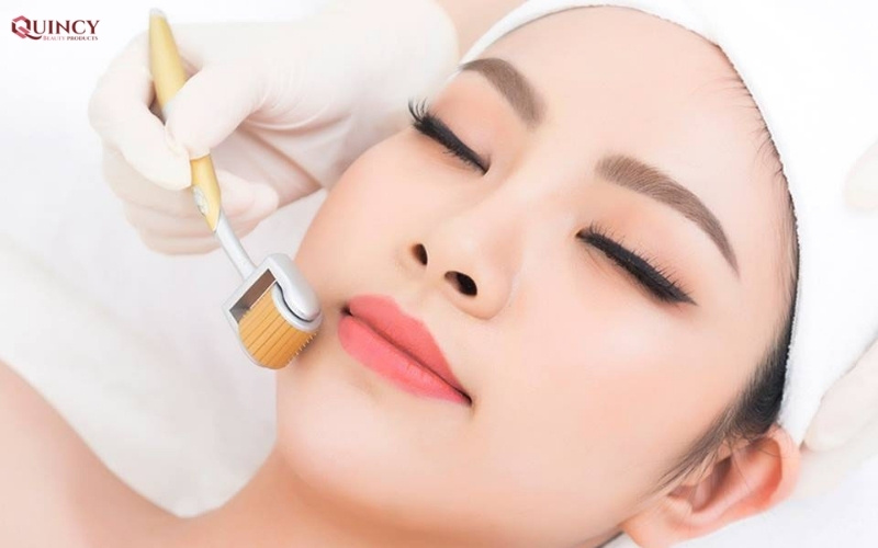 Tác hại của lăn kim đối với da mặt nàng