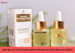 con trai có thể sử dụng serum trị mụn doctor care hay không