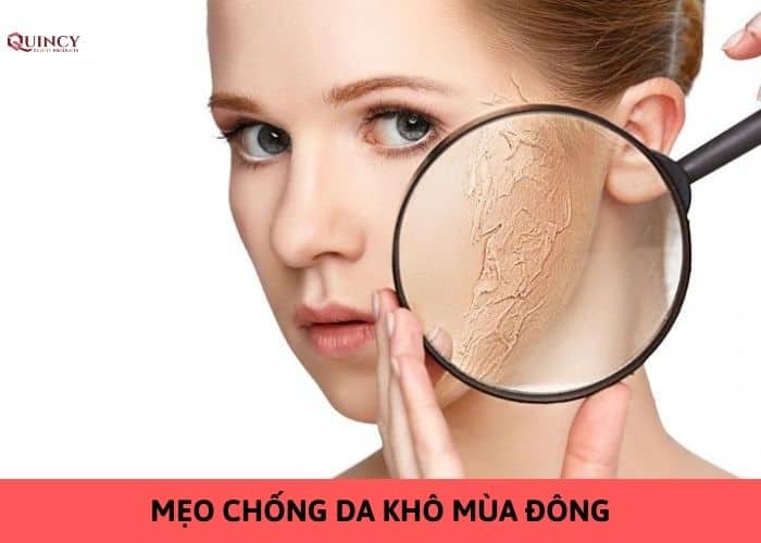 mẹo chống da khô mùa đông