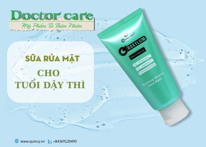 Các Bước Chăm Sóc Da Tuổi Dậy Thì