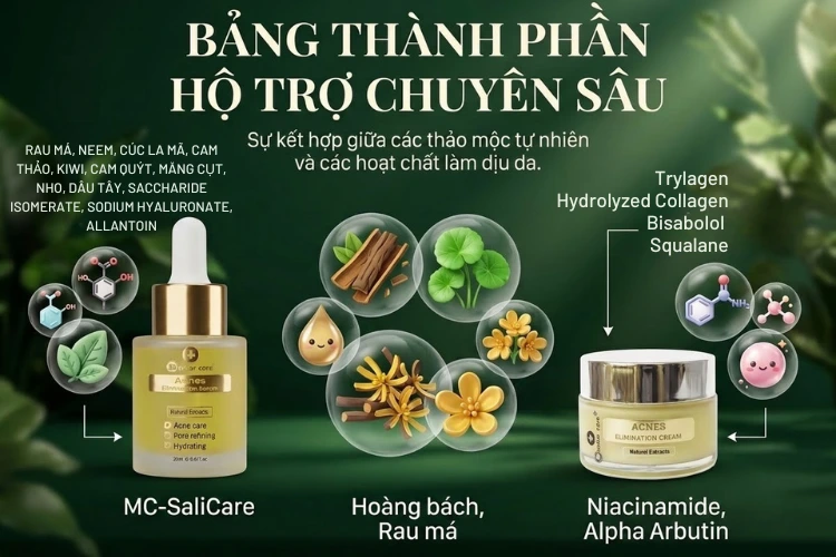 Bộ Doctor care cho da dầu mụn và thâm sau mụn (Serum 20ml+ Kem 30g) 13 9 optimized