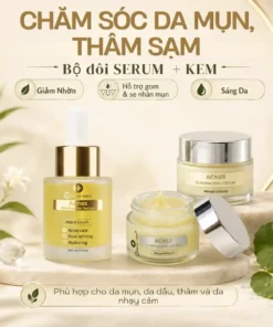 Bộ Doctor care cho da dầu mụn và thâm sau mụn (Serum 20ml+ Kem 30g)