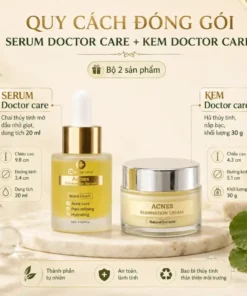Bộ Doctor care cho da dầu mụn và thâm sau mụn (Serum 20ml+ Kem 30g) 3 serum doctor care 74 optimized optimized