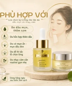 Bộ Doctor care cho da dầu mụn và thâm sau mụn (Serum 20ml+ Kem 30g) 9 serum doctor care 80 optimized optimized