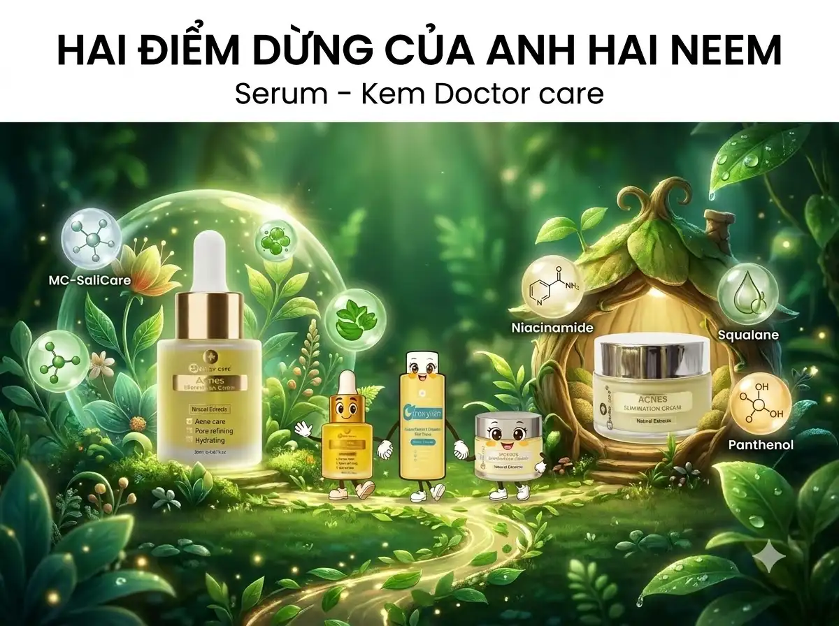 Chiết xuất Neem trong mỹ phẩm Doctor care có tác dụng gì? 8 chiet xuat neem 5